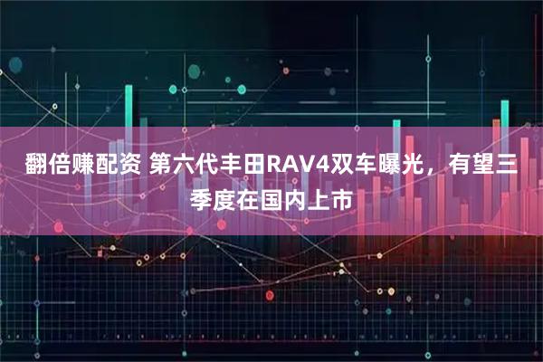 翻倍赚配资 第六代丰田RAV4双车曝光，有望三季度在国内上市